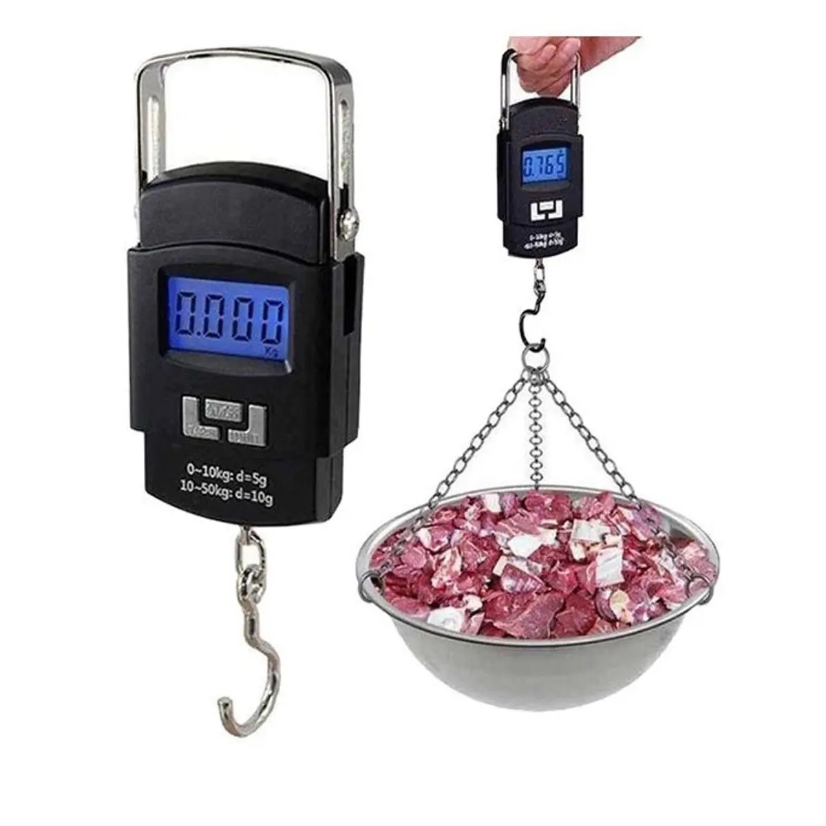Portable Digital Hanging Scale 50KG – LCD Display | Shop Daro