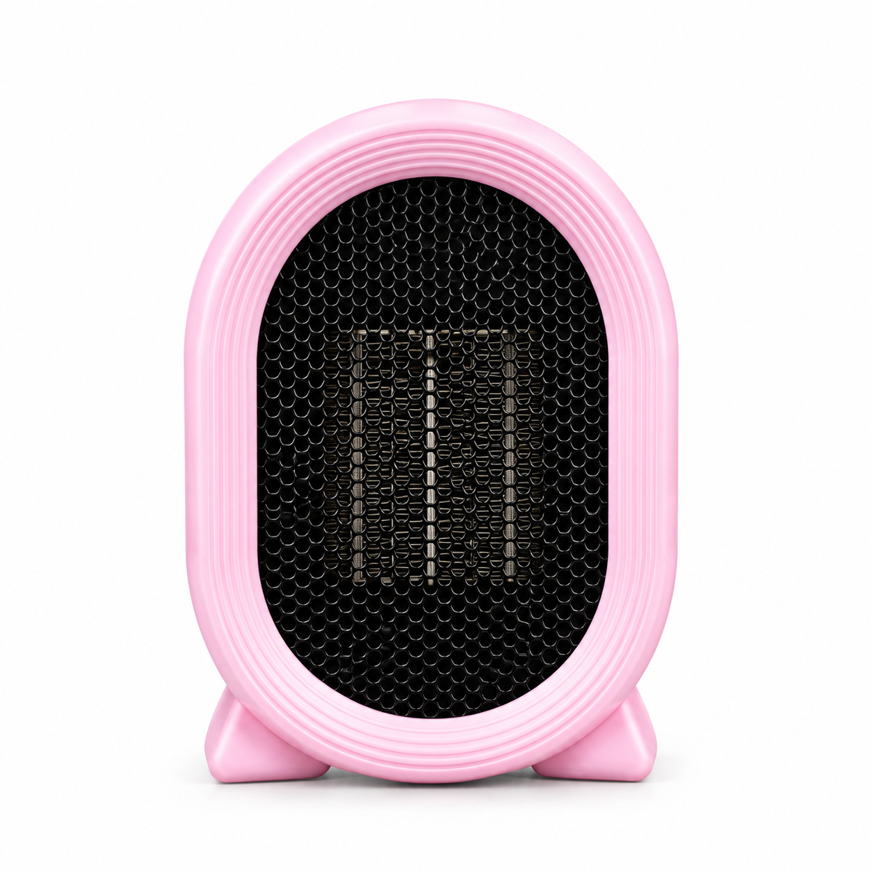 Portable Mini Electric Room Heater – Pink Desktop Heating Fan for Personal Use